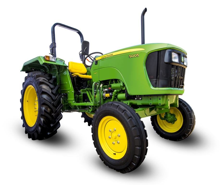 John Deere ಟ್ರ&zwj;್ಯಾಕ್ಟರ&zwj;್, 33 HP, 2100 RPM 5005, ಎಡ ಪ್ರೊಫೈಲ್