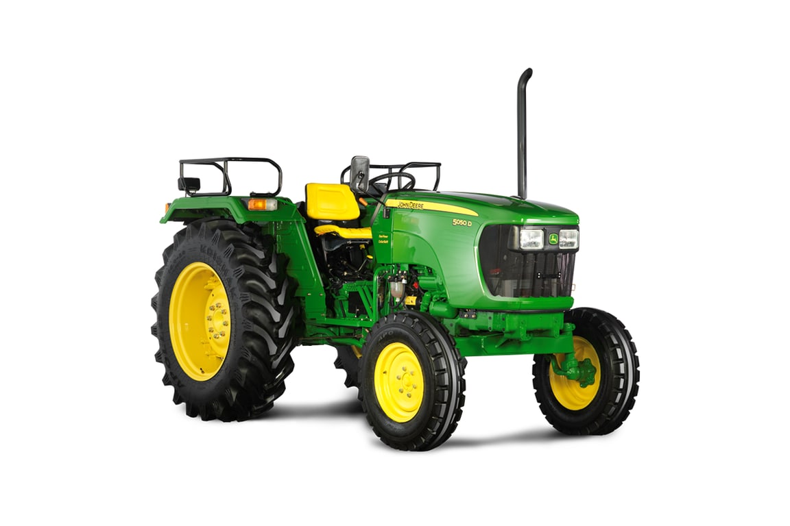 John Deere ಟ್ರ&zwj;್ಯಾಕ್ಟರ&zwj;್ , 50 HP, ಮಾದರಿ 5050D, ಬಲ ಪ್ರೊಫೈಲ್