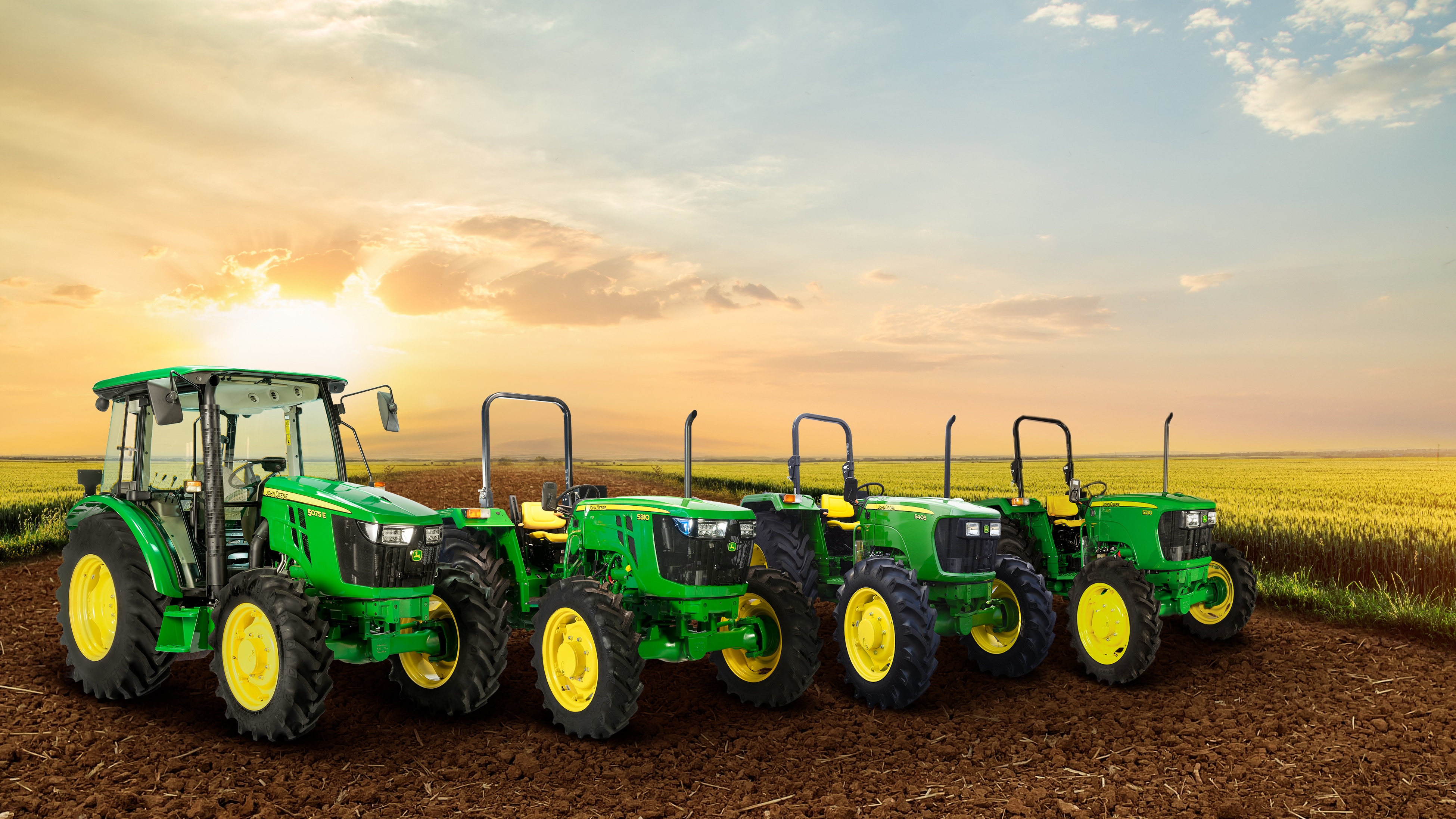 John deere power tech tractors