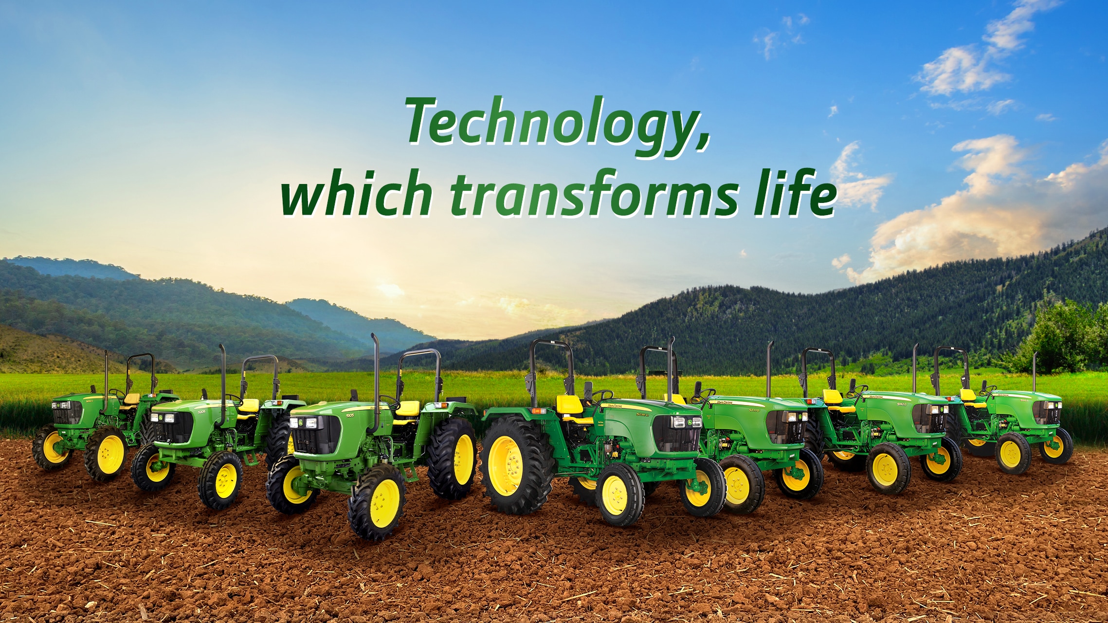 Wide Range of John Deere Tractor Models