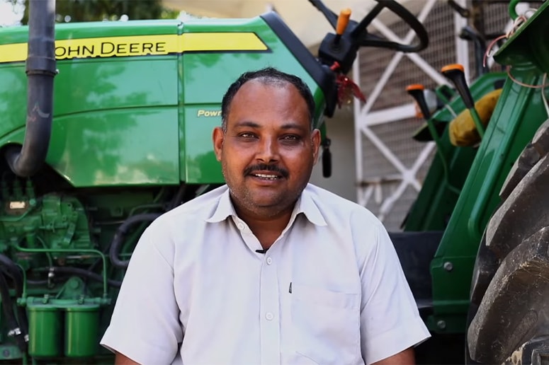 John Deere India Tractor , John Deere India Customers Testimonial , Voice of Customer , Front Profile