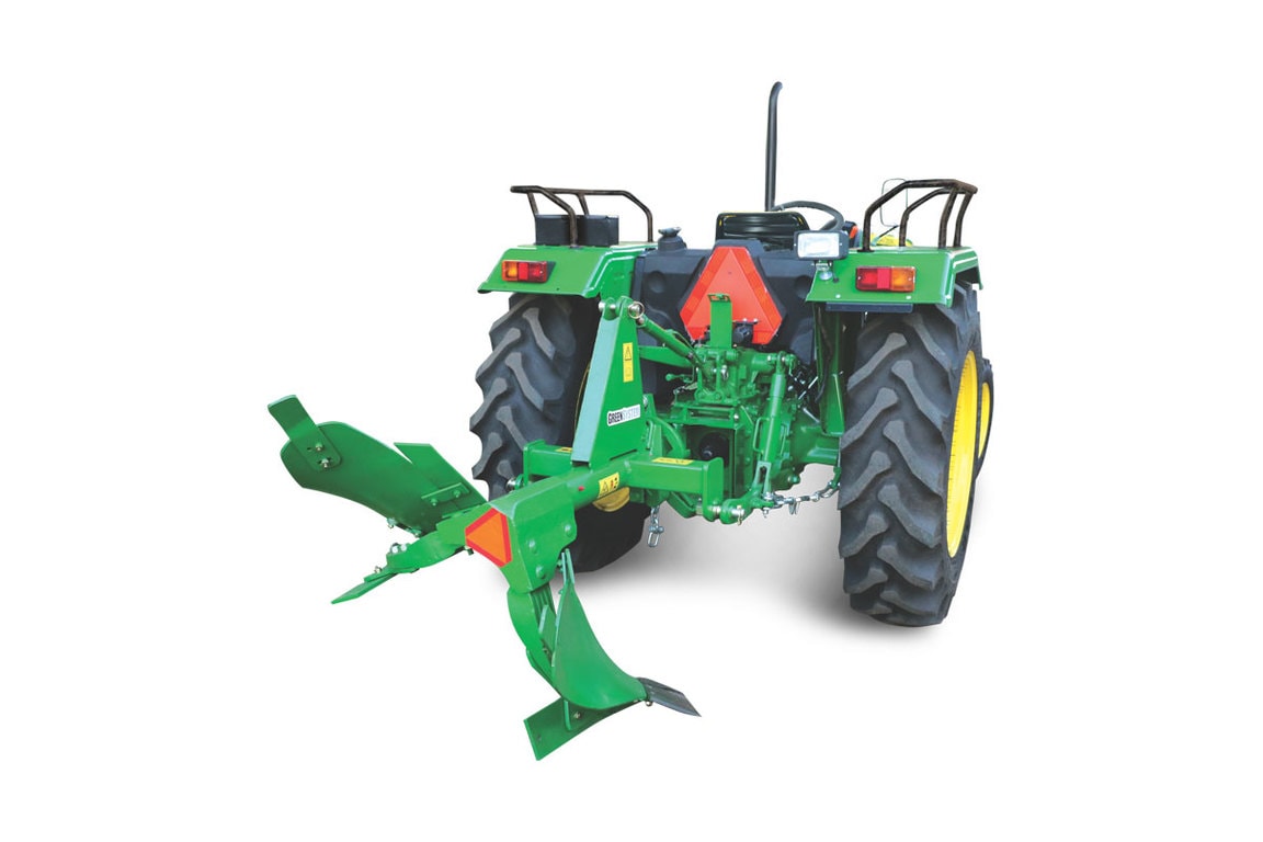 GreenSystem Single bottom MB plough , Left Profile