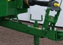 Drawbar adjustments square baler