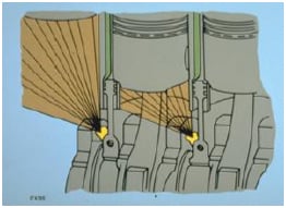 Piston spray system