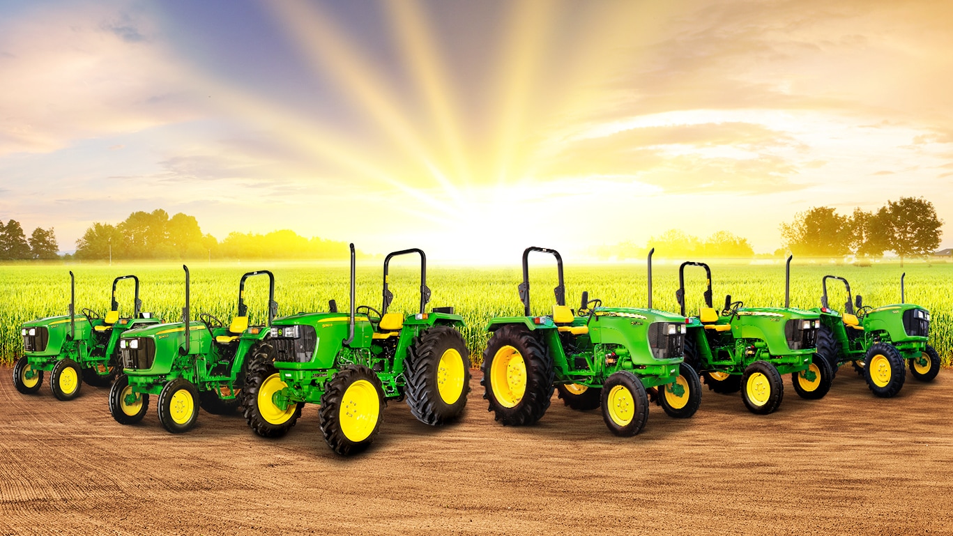 John Deere 5 D series 33 Hp to 55 Hp Tractors