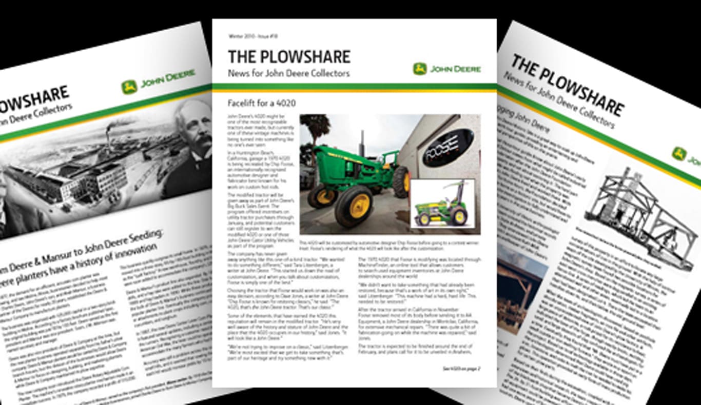 The PlowShare Publications John Deere IN