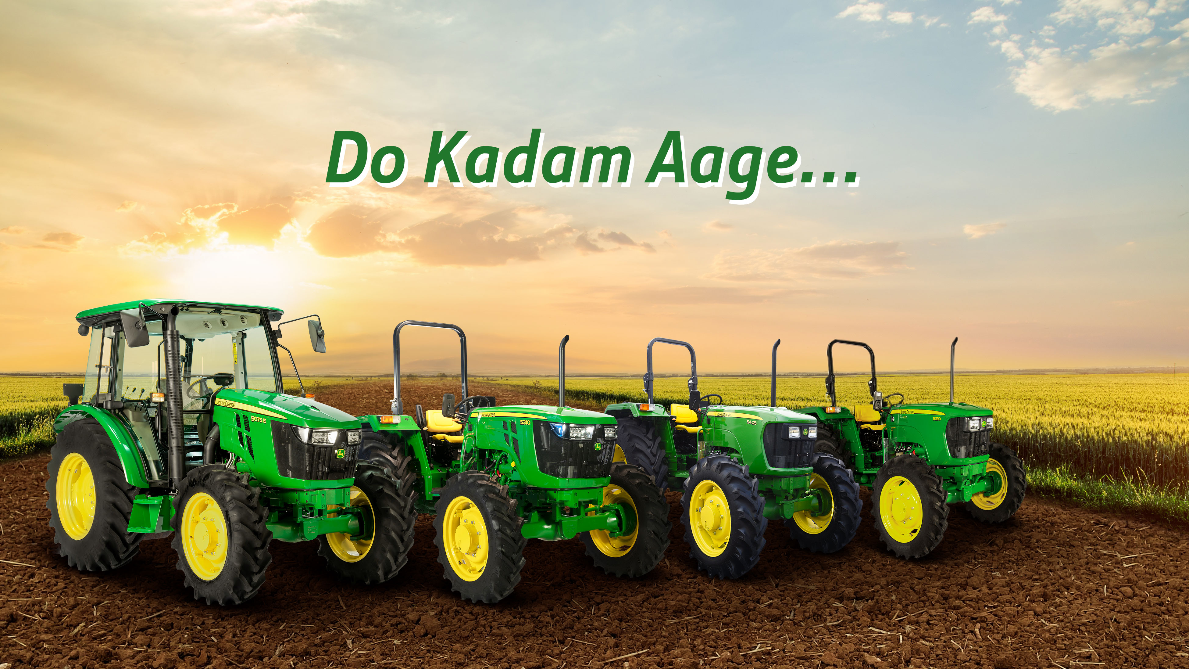 John Deere E series Tractor , John Deere Tractor range , John Deere Tractors India